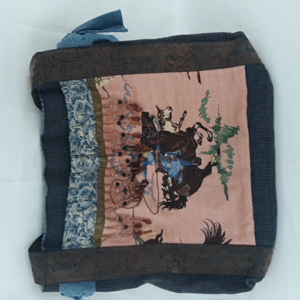 Handcrafted Handbag wi. Western Motif